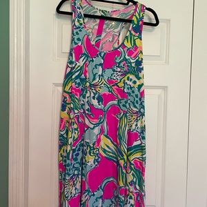EUC - Lilly Pulitzer Pima Cotton Racerback Shift Dress